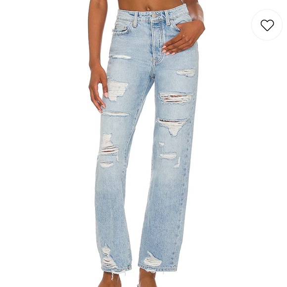 Lovers and Friends Ryan High Rise Straight Leg jeans - Picture 1 of 3